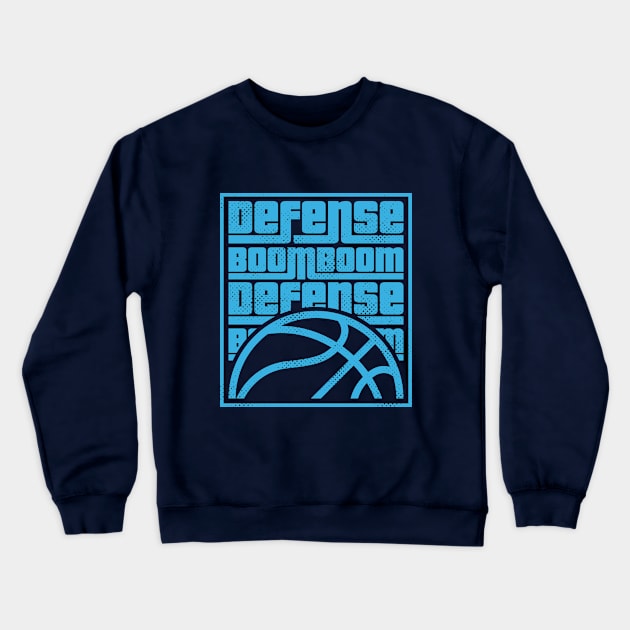 Defense Boom Boom! Crewneck Sweatshirt by rojakdesigns